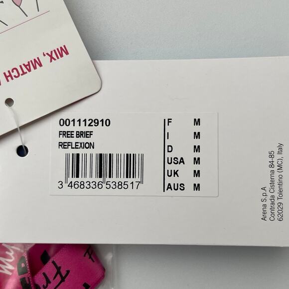 NWT Arena Free Brief Reflexion Purple Medium - Picture 7 of 7